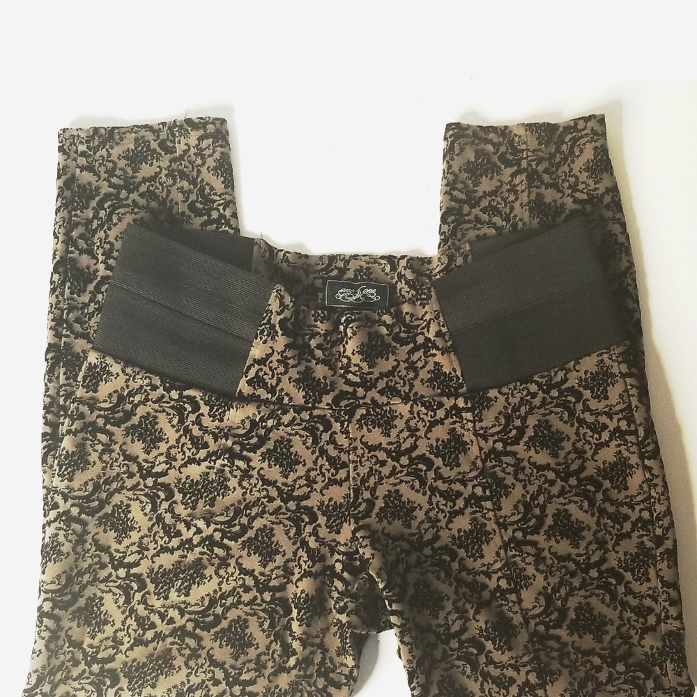 One 5 One Stretch Waistband textured leggins